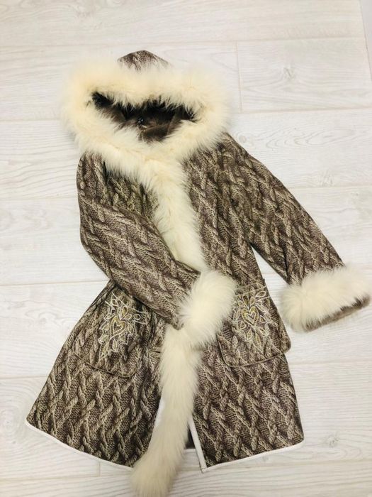 Натуральная дублёнка. Возраст 8-10 лет