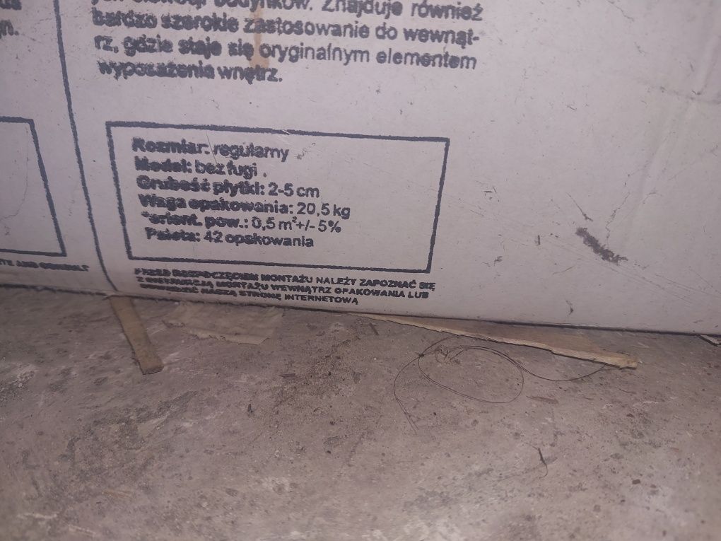 Kamień ,płytki elewacyjne INCANA VERMONT 12 kartonów +gratisy płytki n