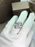 Золотое Кольцо в стиле BVLGARI Serpenti с бриллиантами и изумрудами