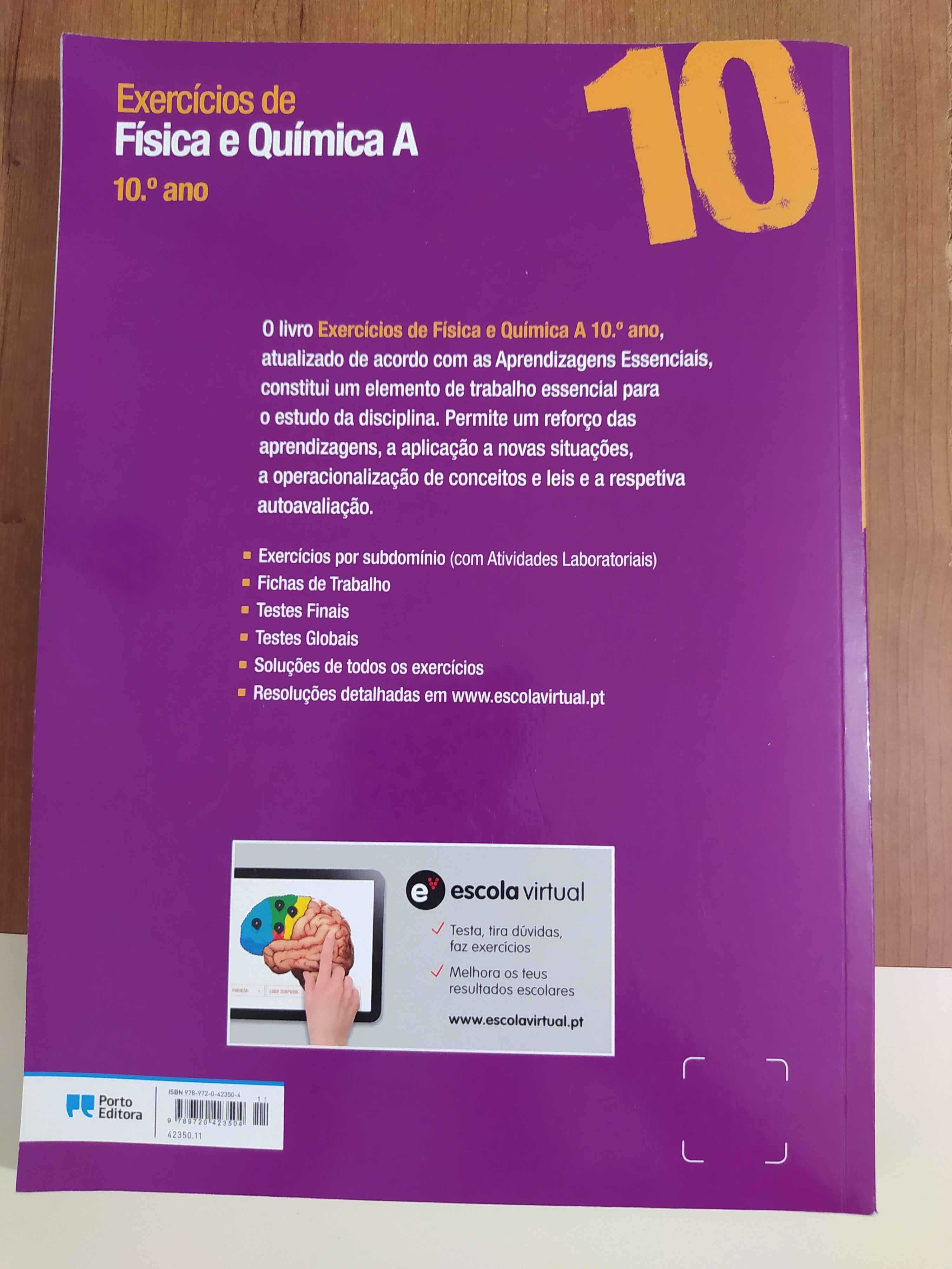 Livro de Exercícios de Física e Química A - 10.º ano [NOVO]