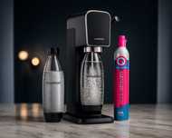 Saturator SodaStream ART Retro + Butelka 1L + Nabój CO2 Zestaw Nowy