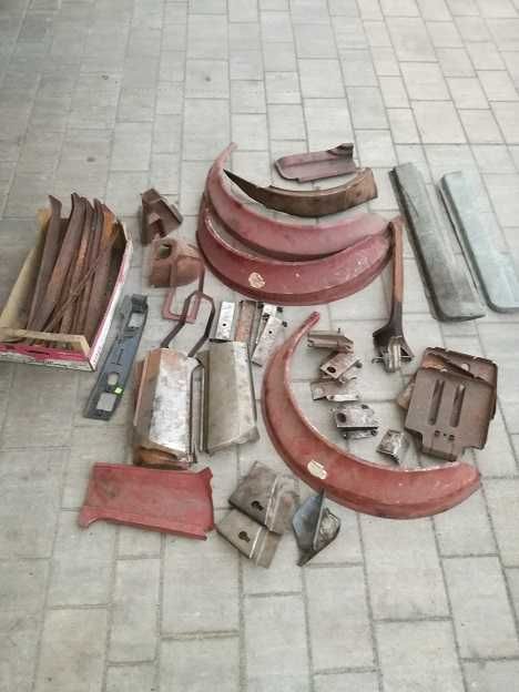 fiat126p drzwi błotniki pasy zestaw blach