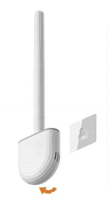 Szczotka do wc silikonowa toaletowa do łazienki nieprzeciekające dno