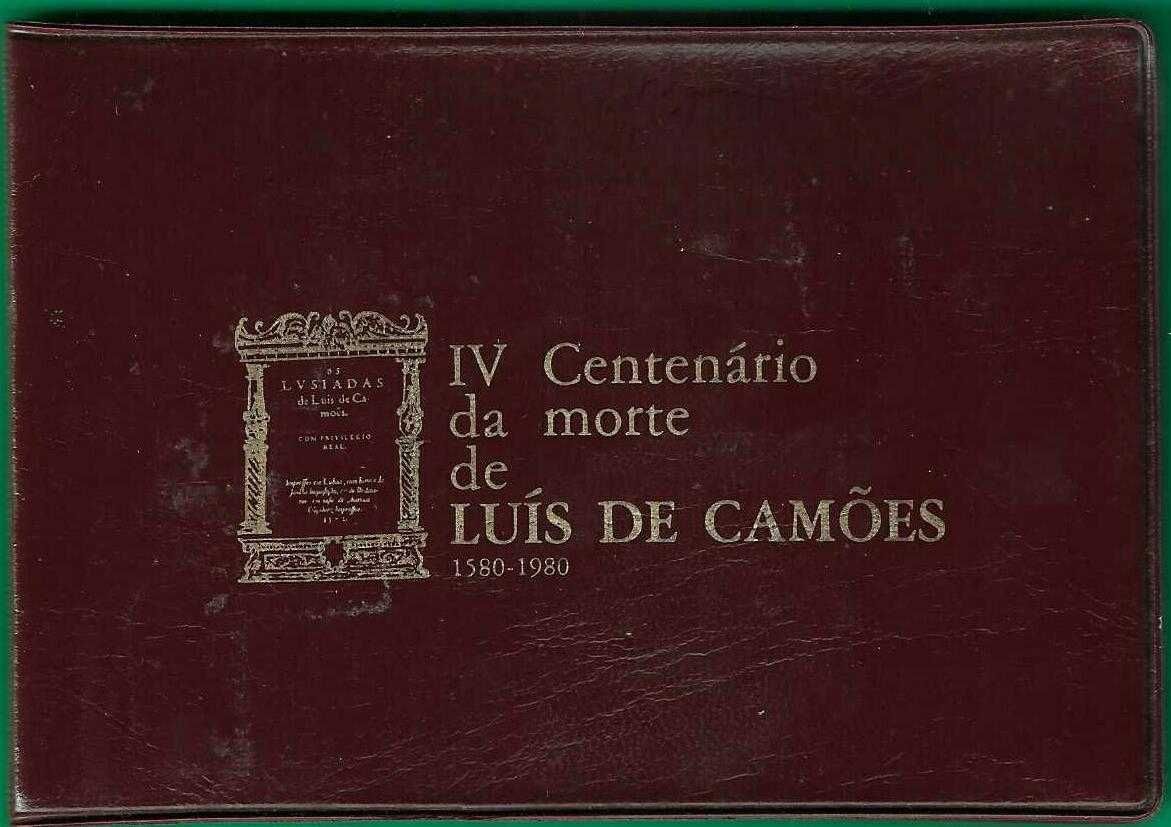 Carteira  moeda de 1000$ de 1980 Luis de Camões prata BNC