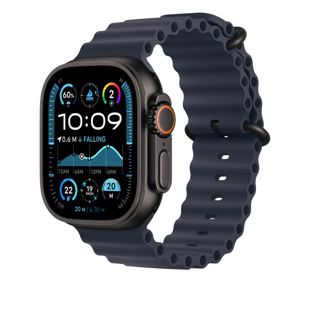 Оригінальний ремінець Ocean Band 49mm для Apple Watch Ultra 2 Black