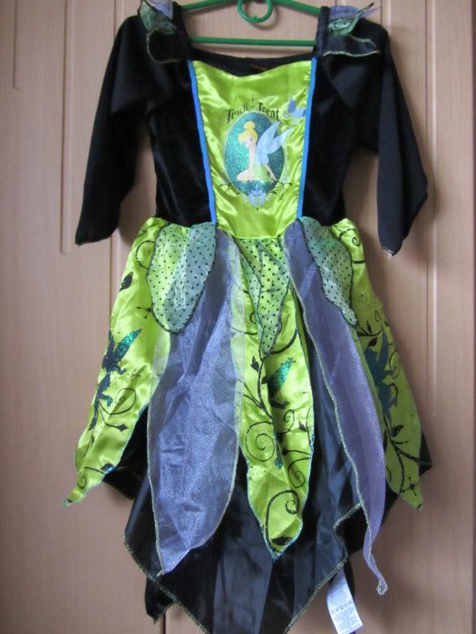Плаття+колпак,костюм чарівниці феї Динь-Динь 5-6 лет.