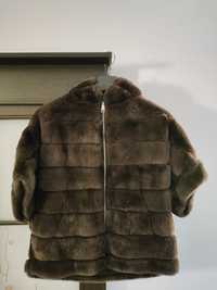 Поллушубок из шиншиллы Olive Fur. Размер M.