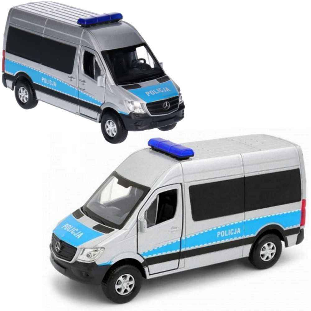 Mercedes Benz Sprinter Van model WELLY 1:34 Policja
