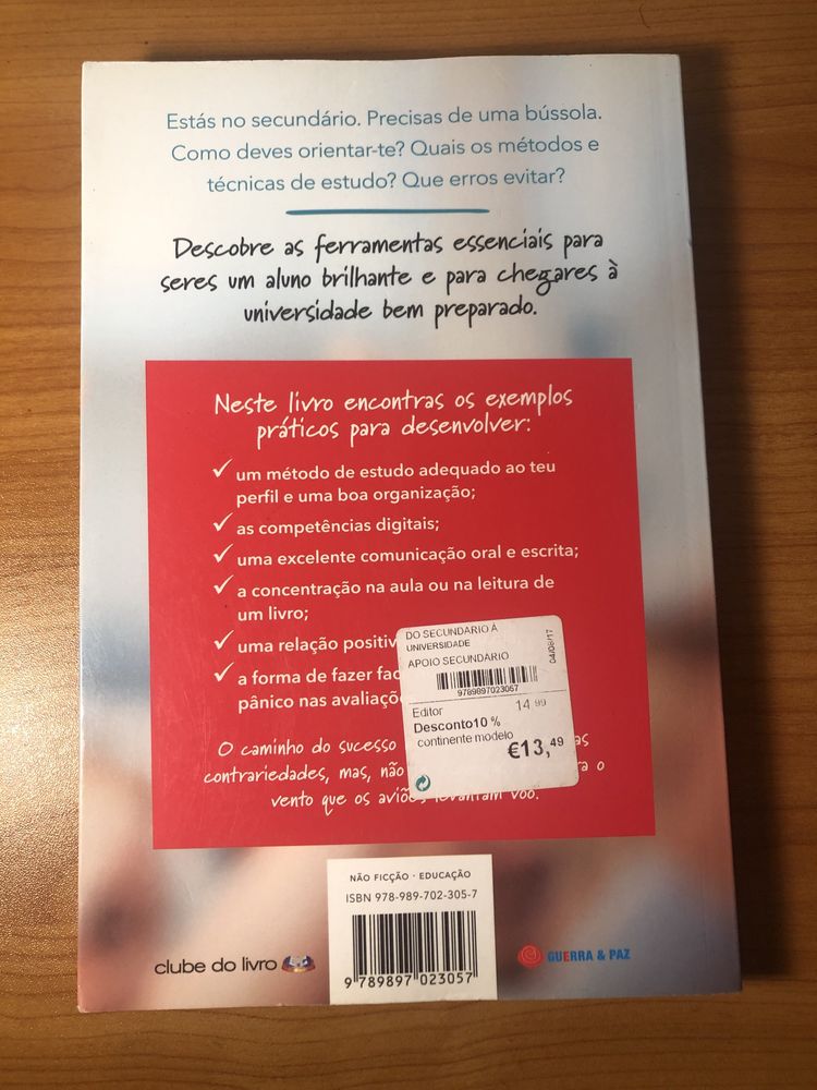 Livro - Do Secundário à Universidade com Sucesso