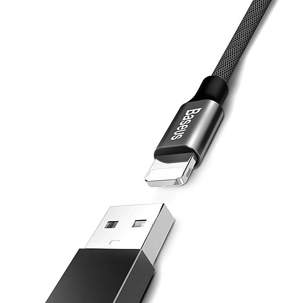 Baseus Yiven kabel przewód w materiałowym oplocie USB / Lightning 1,8M