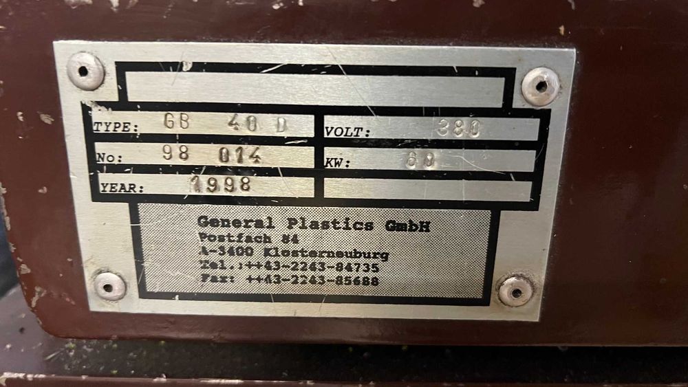 Wytłaczarka General Plastics