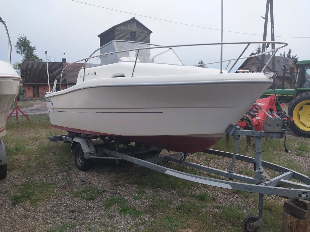 Łódź kabinowa,motorowa  Sessa 550 ocean bimini,trim