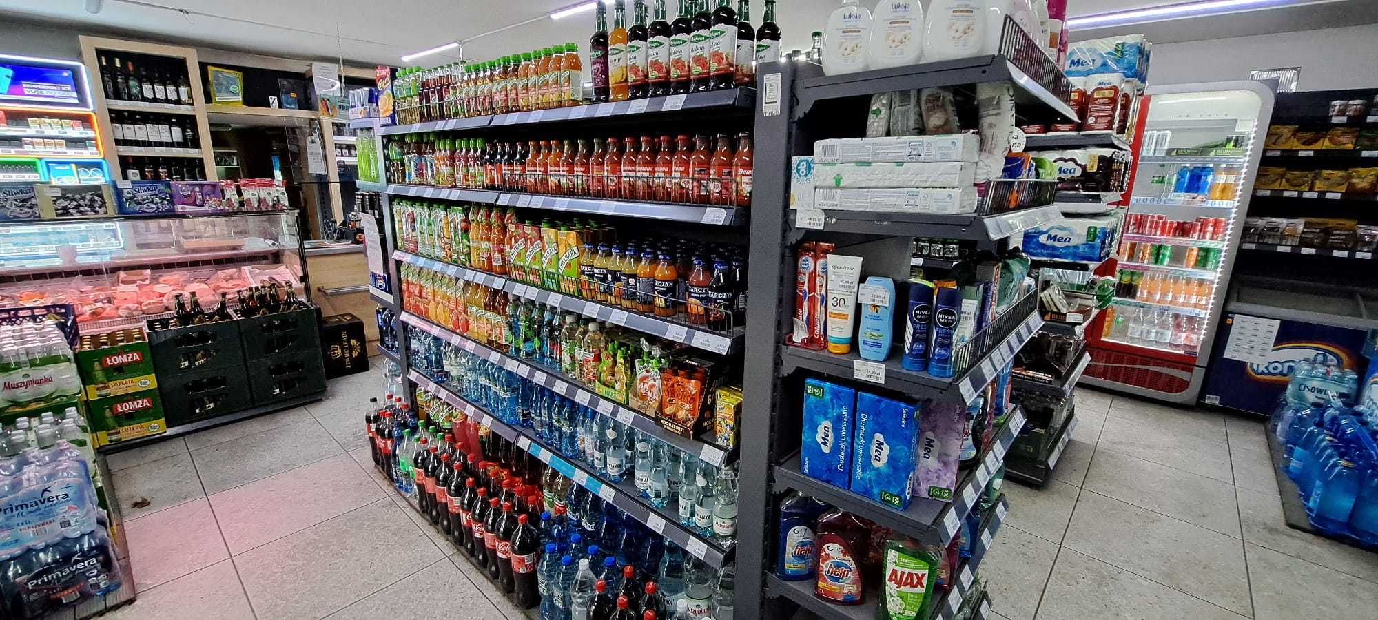 Wyposażenie sklepu spożywczego regały