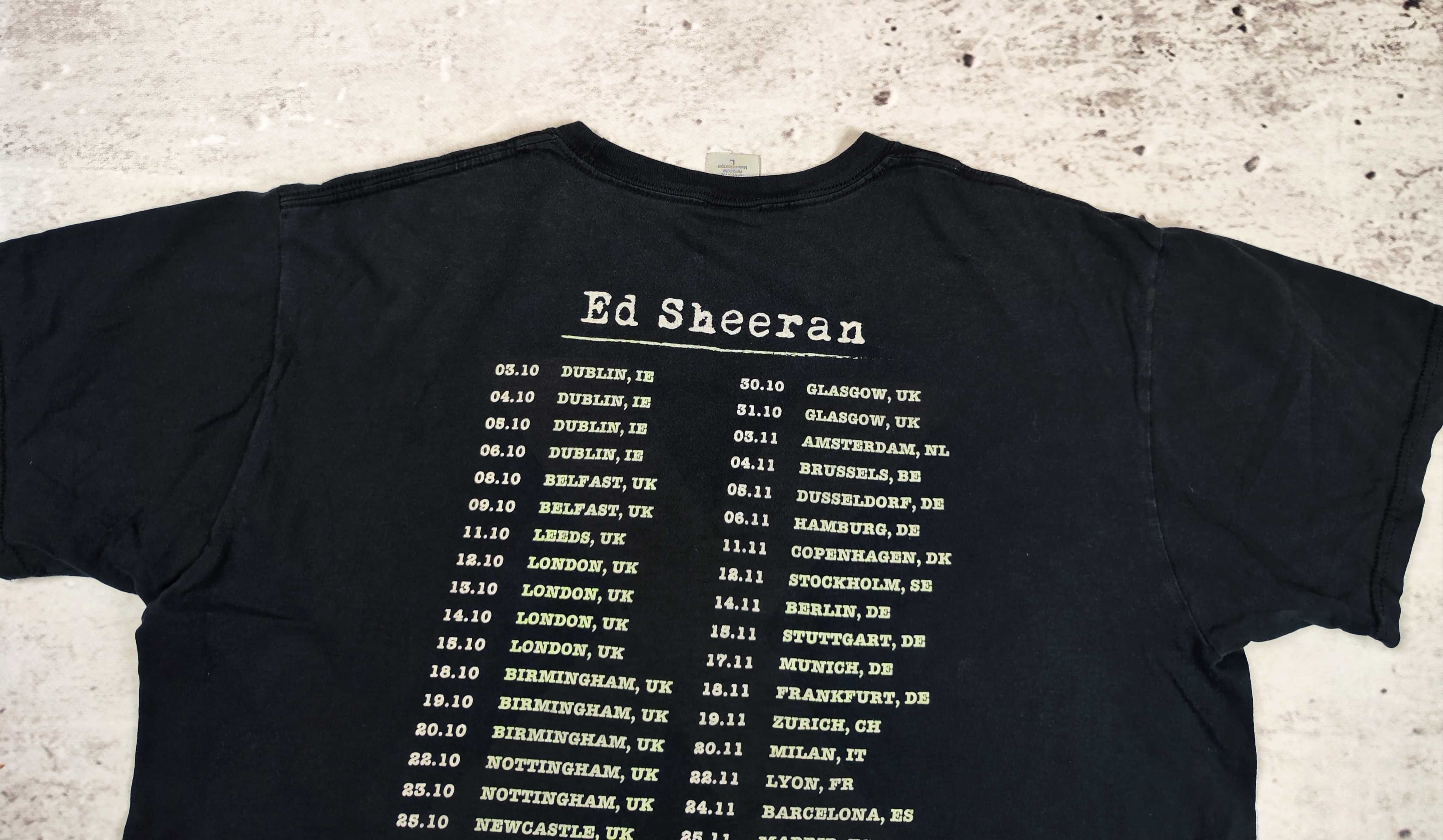 Vintage koszulka Ed Sheeran t-shirt tour music promo r. M/L