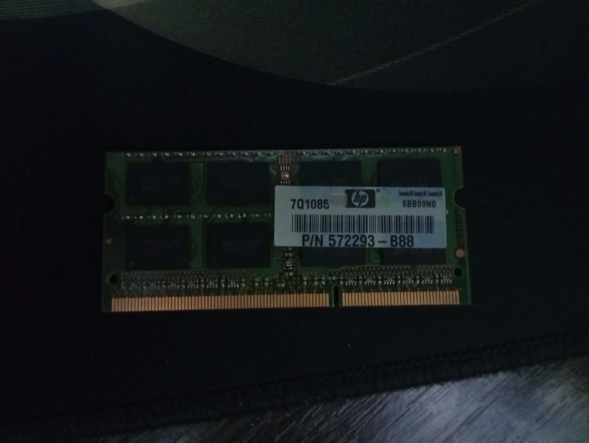 Нова Оперативна пам'ять soddm ddr3-1333ghz 2gb x 2