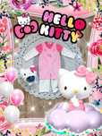 Kostium przebranie kotek ksiezniczka Hello Kitty