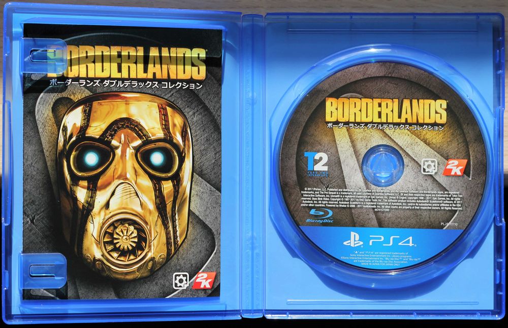 Borderlands 2K Double Collection gra PS4 wersja japońska CERO