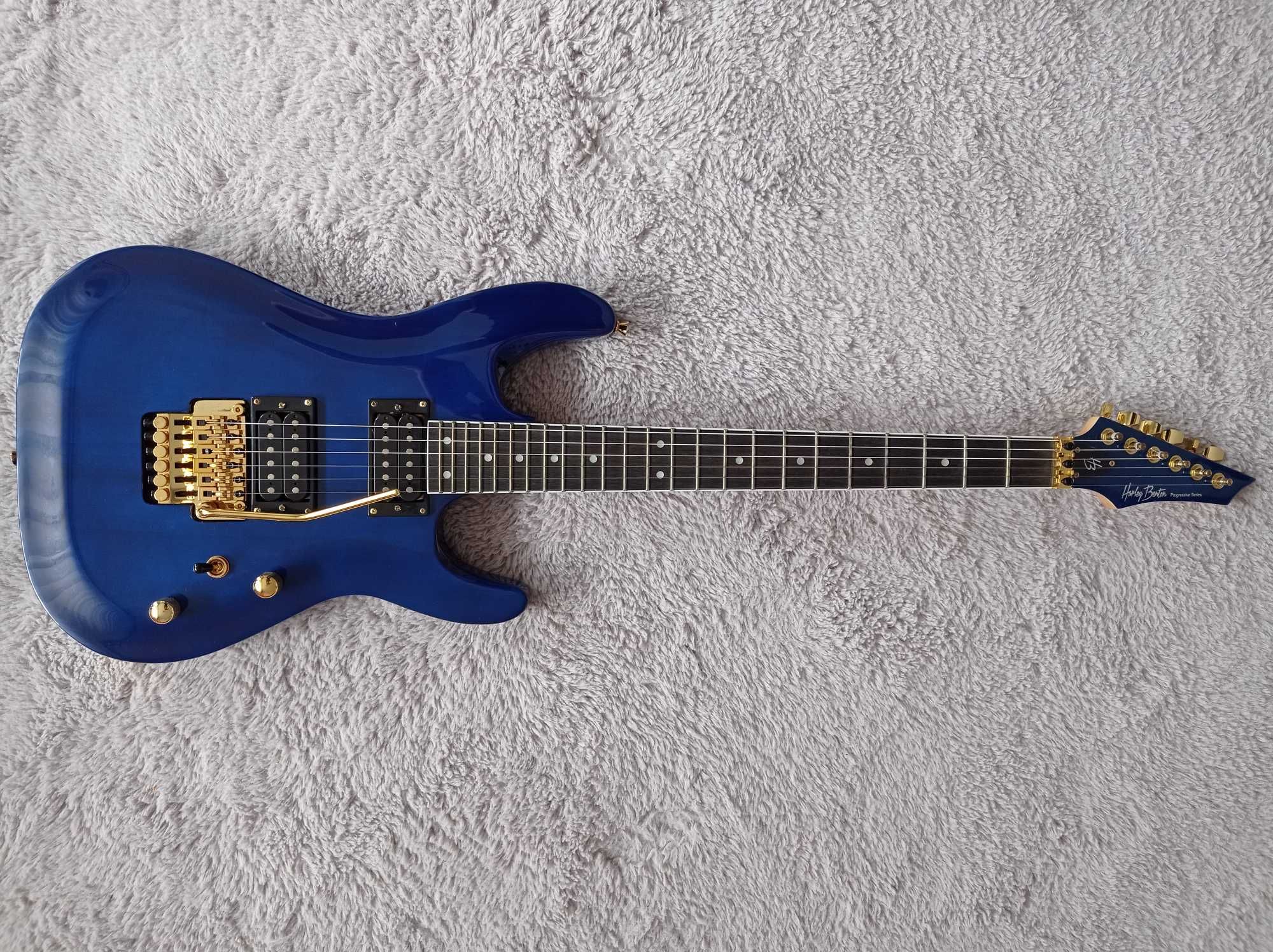 Gitara elektryczna Harley Benton S-620 Trans Blue - bardzo dobry stan