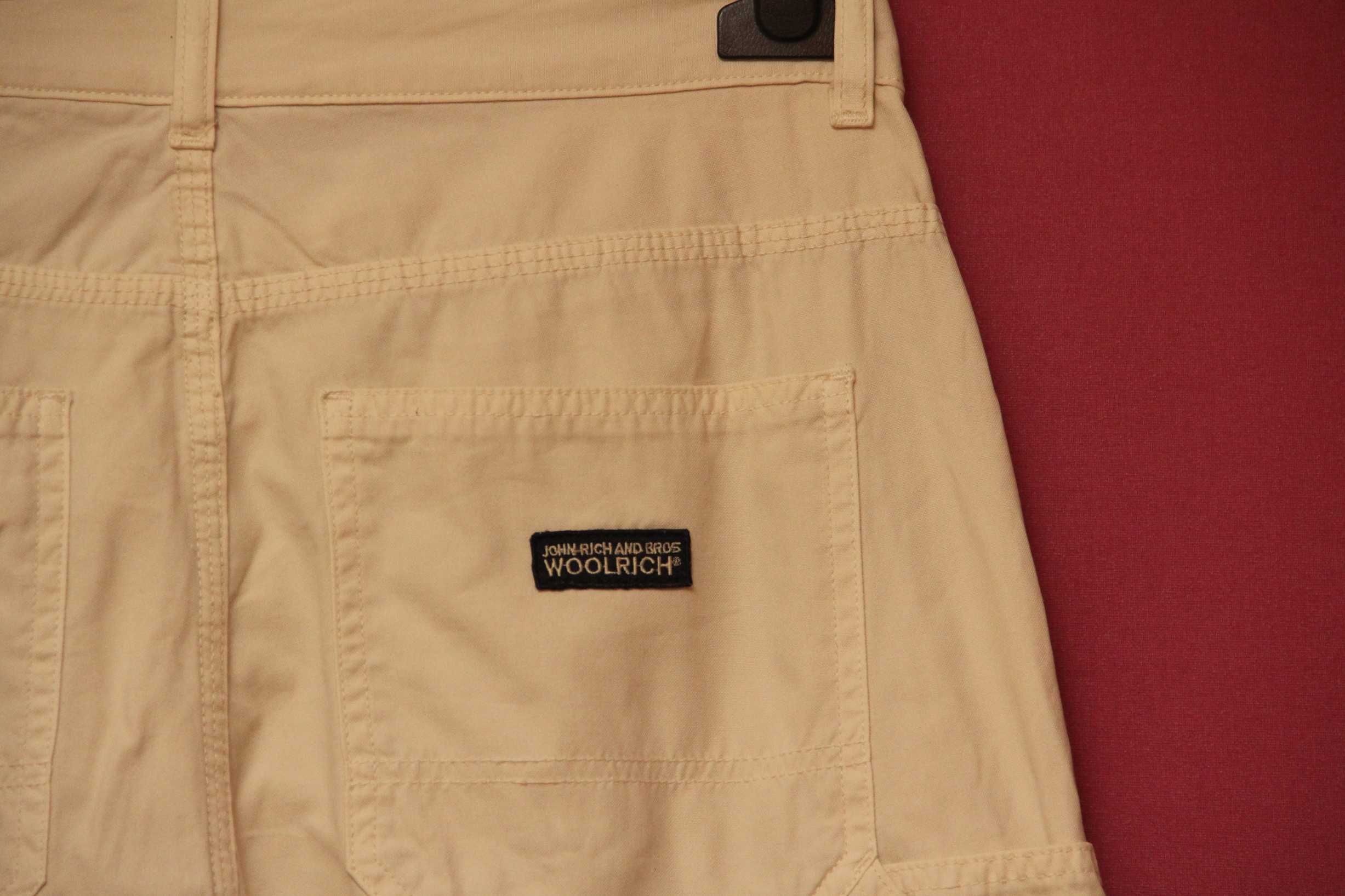 Woolrich carpenter pants рр 30 garment dyed брюки из хлопка Italy