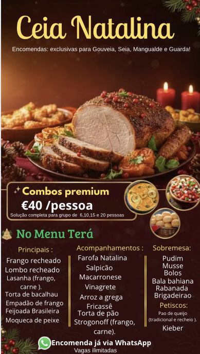 Ceia Natalina Culinaria  Brasileira!