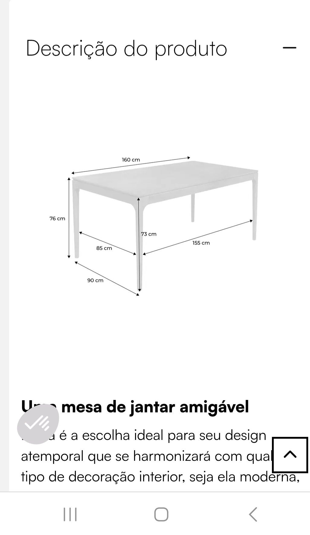 Mesa refeição  madeira 
o . .. "