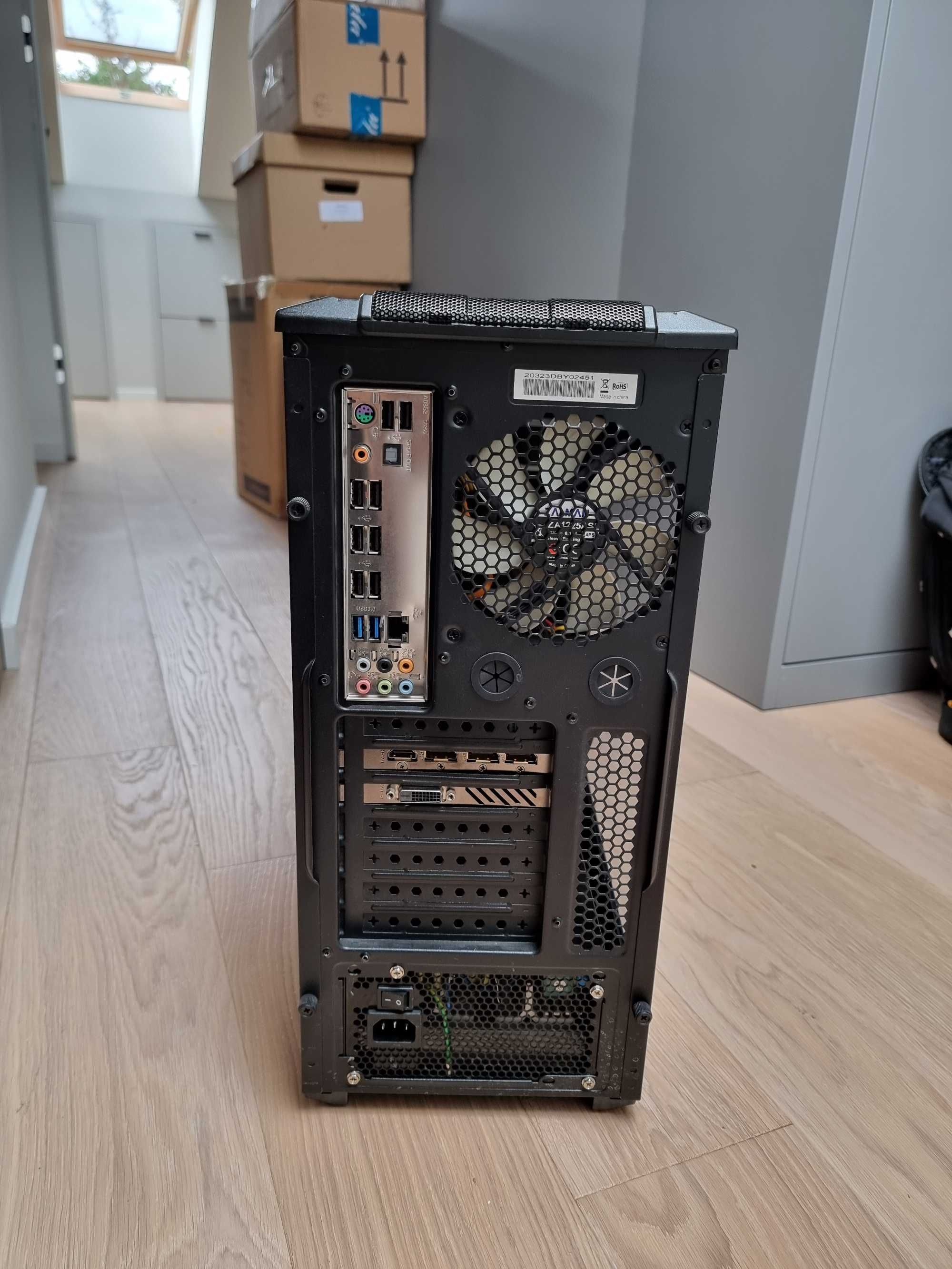 PC - i7‑860 GTX1060 6GB 24GB RAM SSD256+HDD1TB PSU720W pełny zestaw