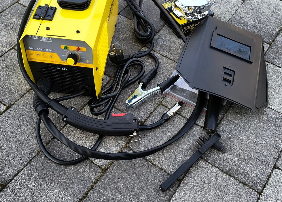 Spawarka migomat bezgazowy - cały komplet gotowy do pracy - OKAZJA!!!