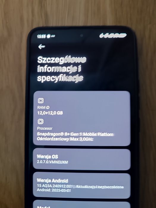 Poco f5 pro 12/512 najmocniejsza wersja. stan jak nowy