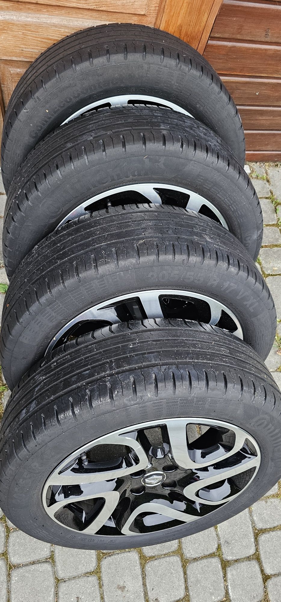 Koła aluminiowe renault captur 4x100 205/55r17