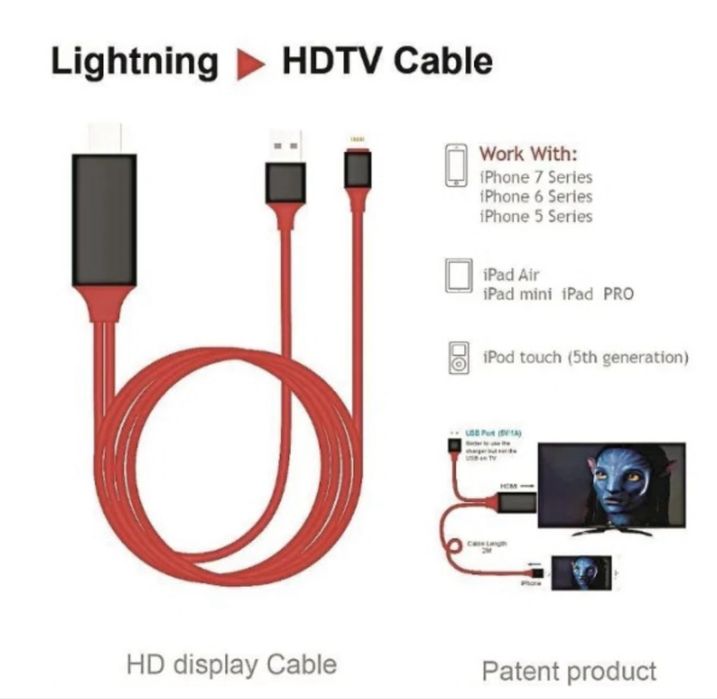 Переходник iPhone-HDMI Lightning