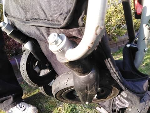 Wózek dla AKTYWNYCH 3w1+fotelik Zielony Grafit