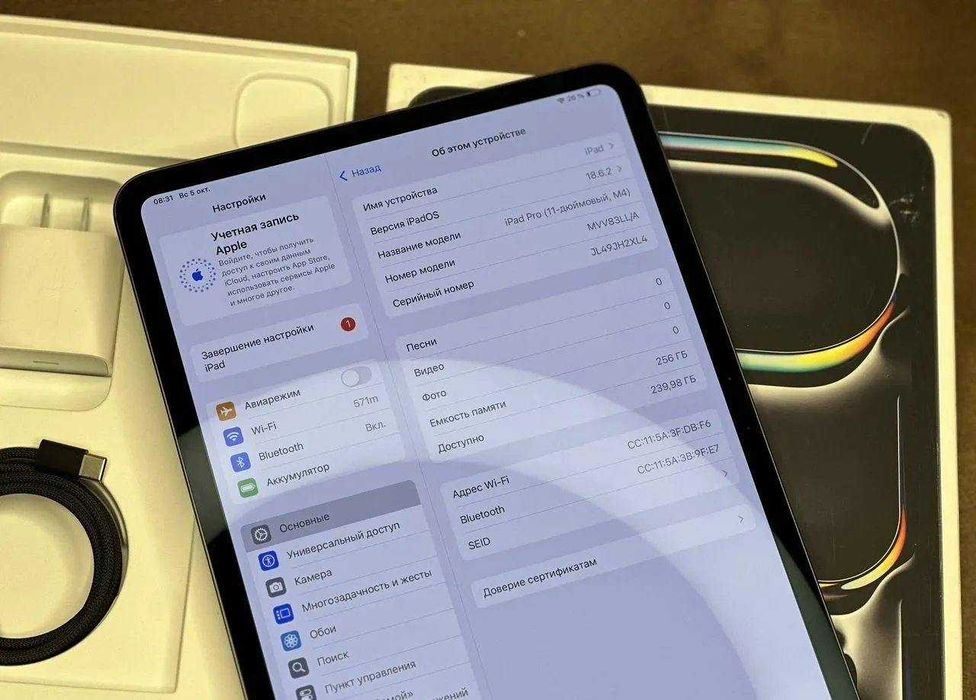 iPad Pro 11 M4 256 гб, Wifi