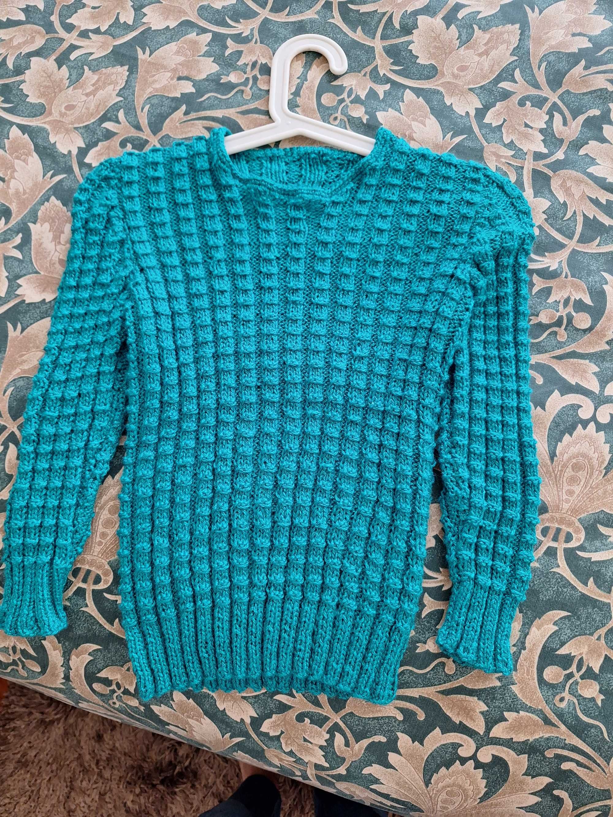 Camisola de croché feita à mão