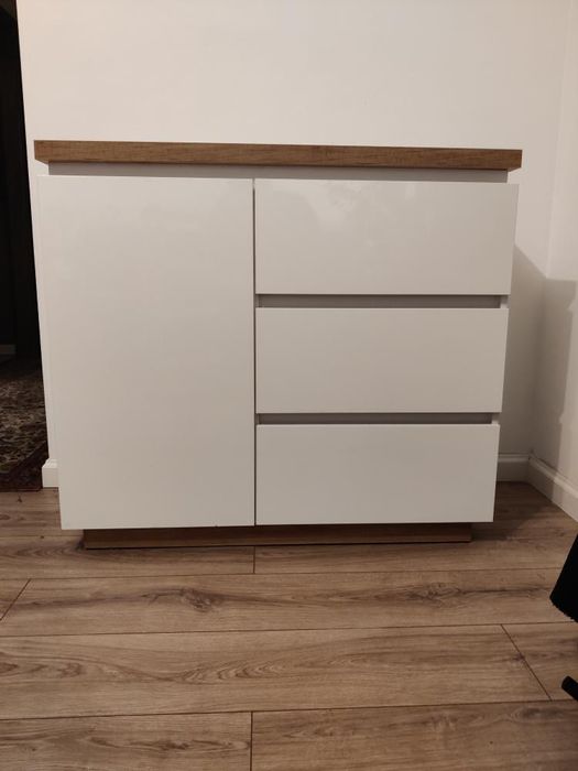 Komoda dąb Erla biała