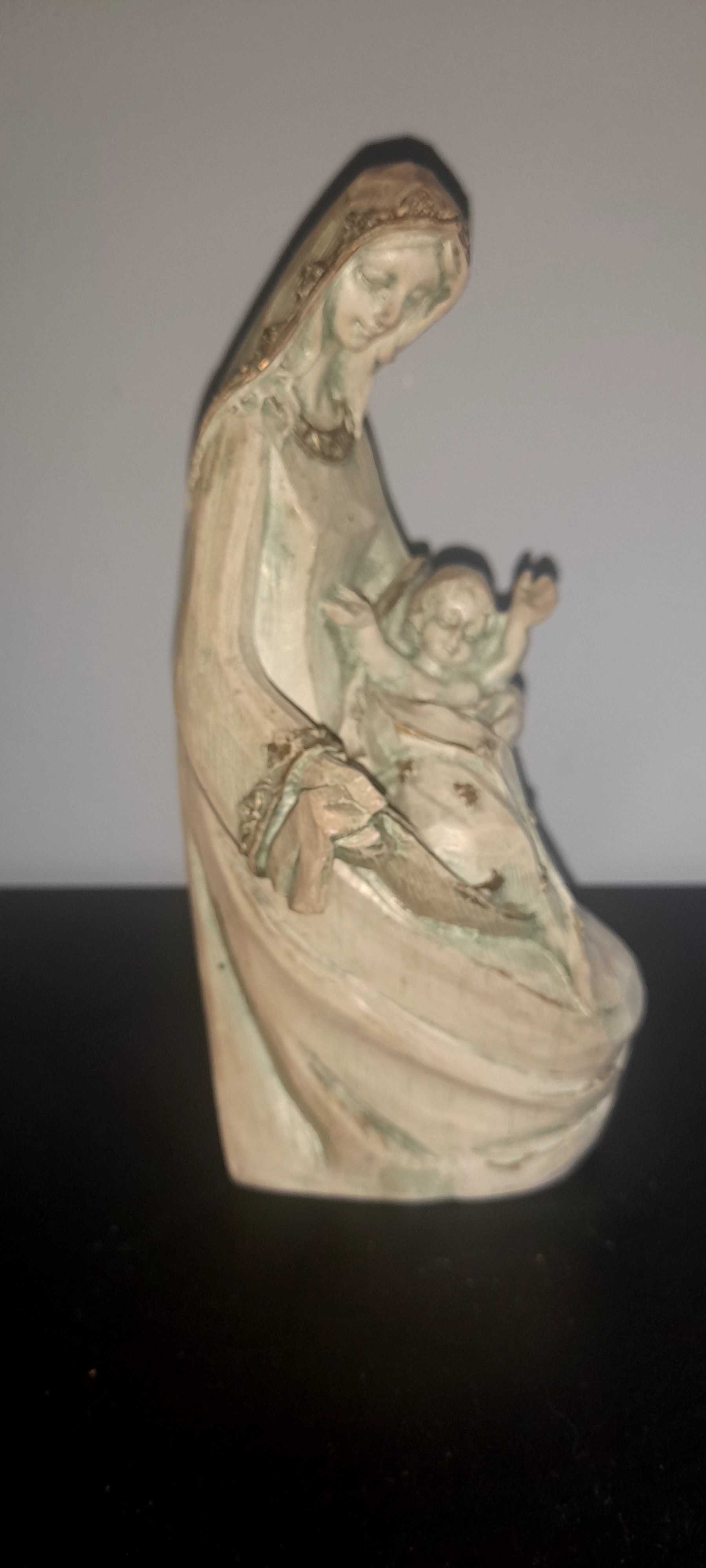 Peça rara: Escultura antiga Nossa Sra. Paz