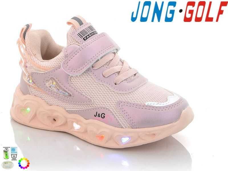 Детские кроссовки с единорогом и с LED подсветкой JongGolf рры 26- 31