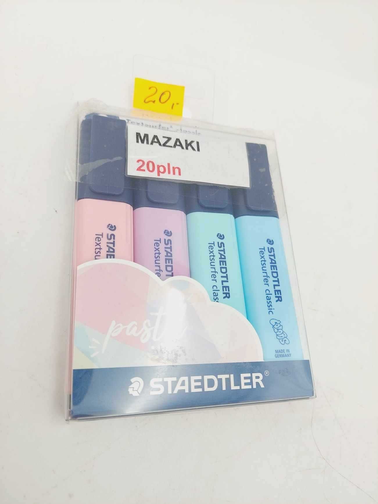 Zakreślacz Markery Pastel, 4 kolory/NowyLOMBARD Radomsko