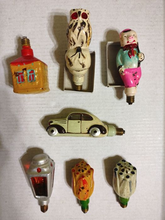 Лампочка от фигурной Гирлянды СССР Фигурные лампочки СССР РАБОЧИЕ