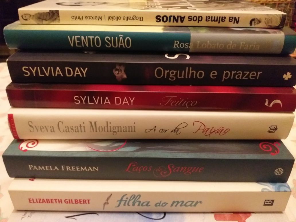 Sylvia Day"Feitiço"Orgulho e Prazer"Filha d Mar"LaçosSangue.Vento Suão