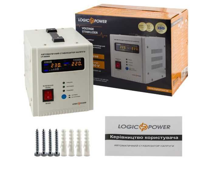 Стабілізатор напруги LogicPower LP-2500RD (1500Вт / 7 ступ) (10349)