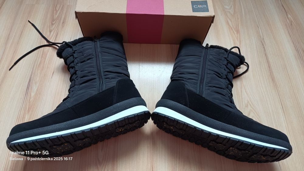 CMP Śniegowce damskie Harma Wmn Snow Boot Wp 39Q4976 Czarny Rozmiar 42