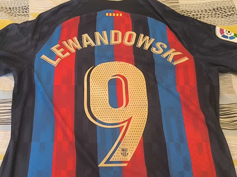 FC Barcelona Koszulka Nike Wersja Advance Oryginalna Lewandowski