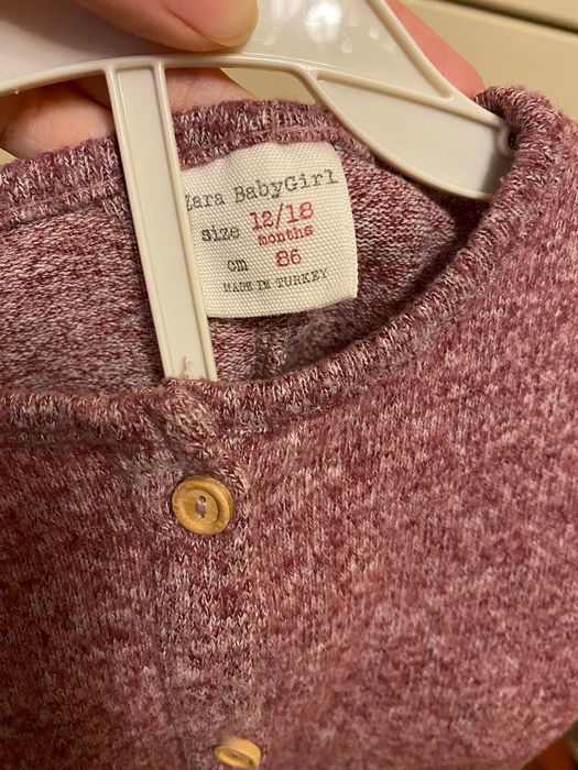 Комбинезон человечек Zara на девочку 1-1,5 годика