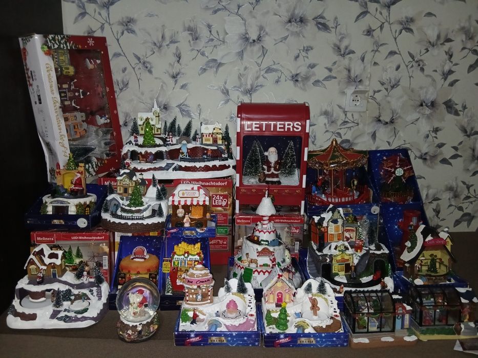 Новорічний декор інсталяція музична лускунчик адвент календар новогодн