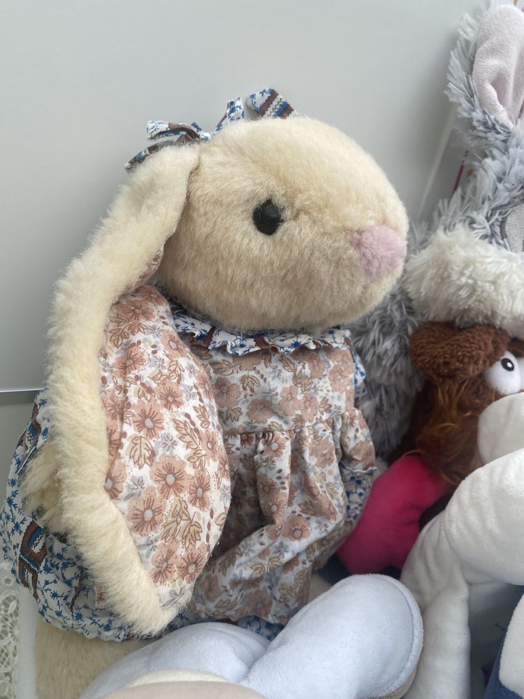 Bonecos coelhinhos Familia de Peluche Coelho