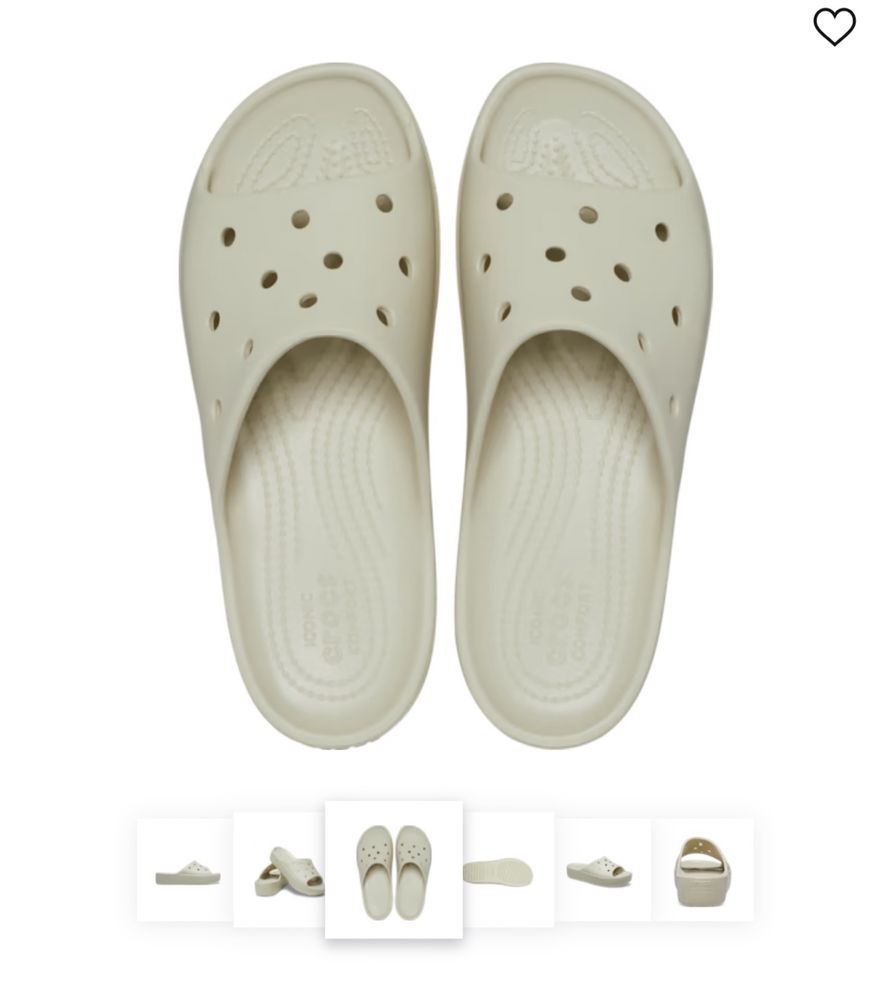 Шлепки крокс crocs us 8 38/39