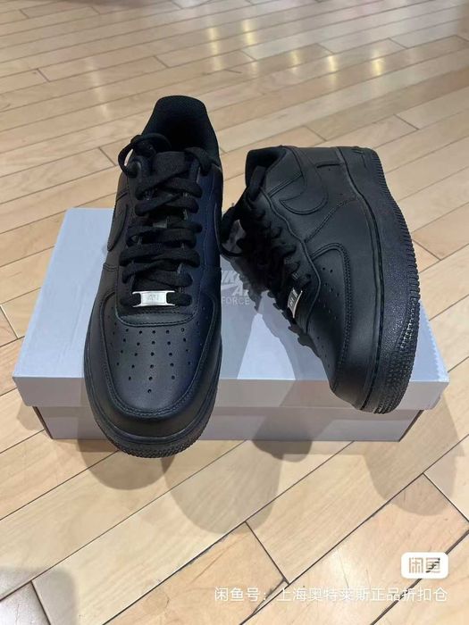 Buty Trampki NikeAir_Force_1_Low _07_Black_R.38