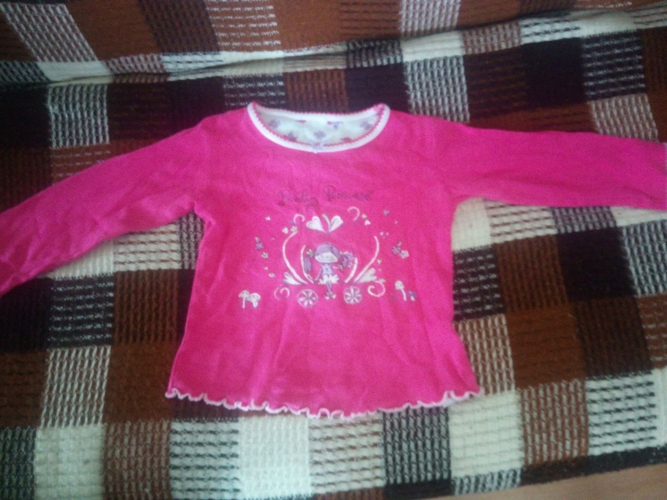 68. Bawełniana bluzeczka dla dziewczynki na 2-3 latka , rozmiar 98