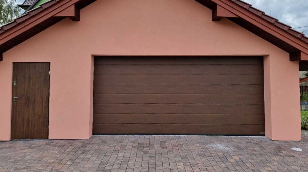 Brama Hormann 5000x2250 Orzech z napędem i montażem - Promocja Roku