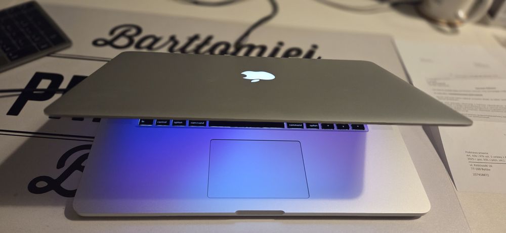 Laptop MacBook Pro Retina 15' i7 2,5 GHz 16GB Ram 500GB SSD Intel Iris